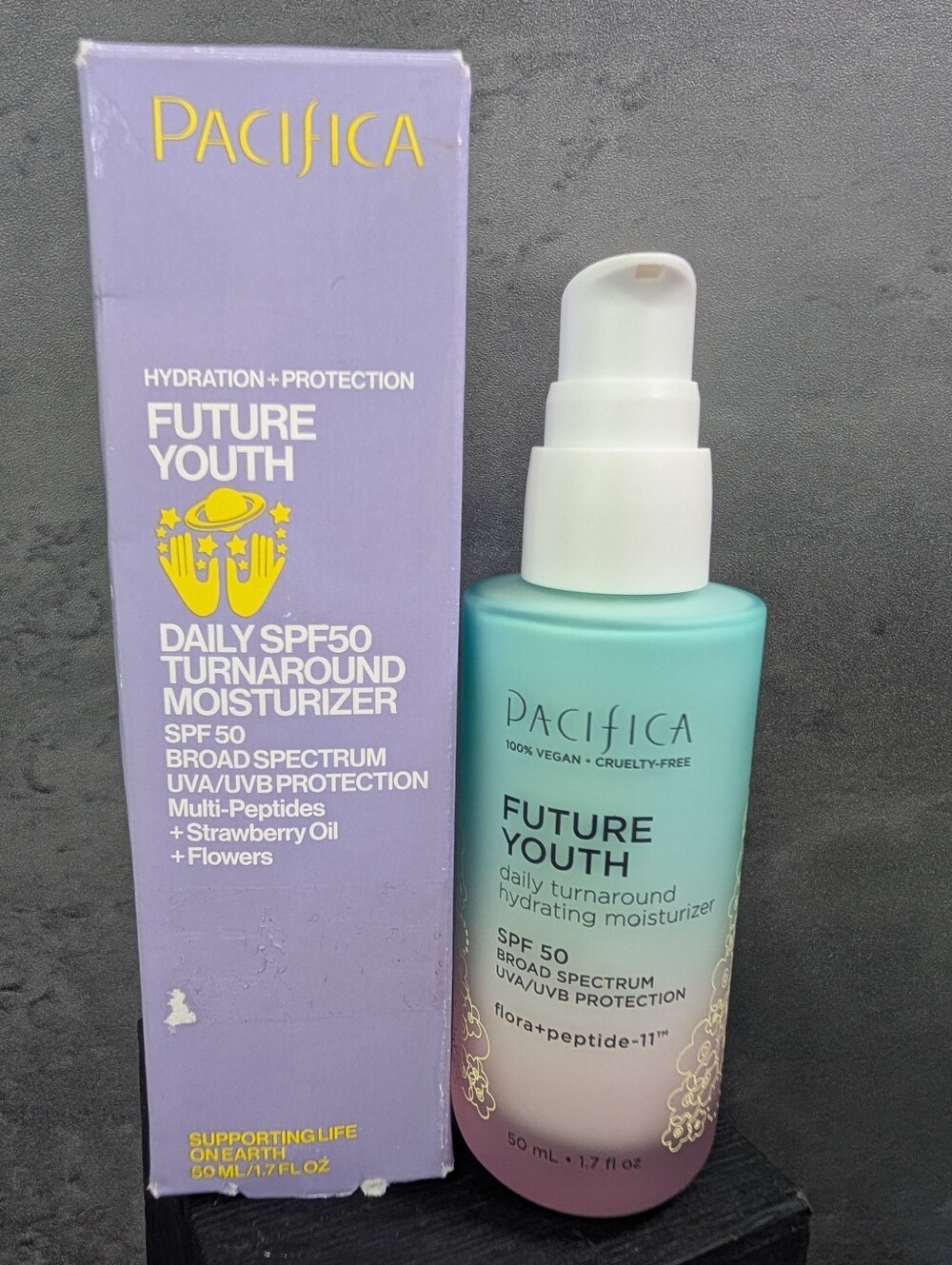 Pacifica Future Youth Daily Turnaround Moisturizer SPF 50 1.7 oz Exp 04/27
